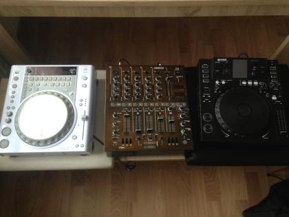 Dj set Media Player u. Mixer