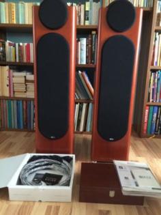KEF Reference 205/2 Lautsprecher in Kirsche Seidenmatt