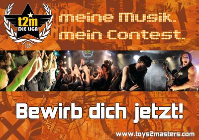 Toys2masters sucht Bands für2020!
