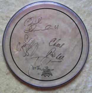 Ten Years After  Drumhead 32 Ø   mit Unterschriften