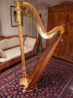 Konzertharfe Wurlitzer komplett renoviert Nr. 725 Starke Modell