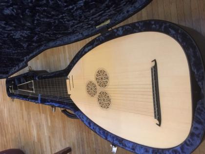 Verkaufe wunderbare Theorbe in a , Mensur 80cm, Liuto Forte