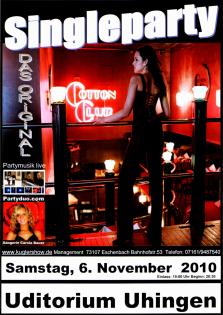 Singleparty am Samstag, 06.11-0.7979 - partyduo.com - Uditorium Stadthalle Uhingen