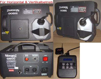 Nebelmaschine S-1800 DMX Horizontal / Vertikal Profigerät