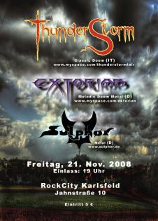 DOOM! Thunderstorm mit Extorian und Sulphor in Karlsfeld b. München