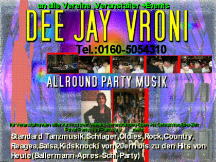 MUSIK / MODERATION & KARAOKE MIT dj VRONI (VERA)