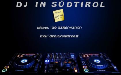 DJ - Deejay in Südtirol-Gardasee-Italien Musik für Hochzeit