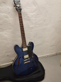 Epiphone Dot blueberry burst