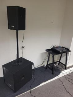 Proberaum am CITTI Park Kiel | ca. 70 m² | mit Drums, PA, Mics u. v. m.