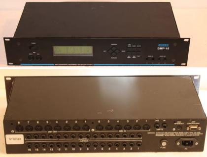 Anatek SMP 16 Prog. 16 in 16 out Audio Patchbay,Midi Patchbay