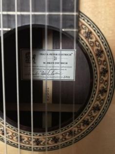 Meistergitarre Frank-Peter Dietrich