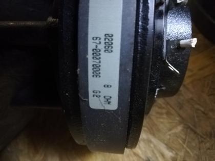 Zwei Eminence EMD2002L PA Hochtöner
