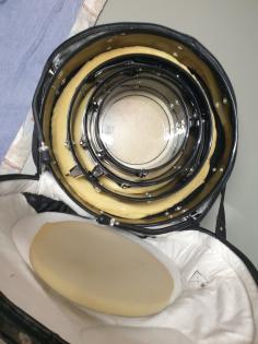 Remo Legero Drumkit mit Hardware und Taschen