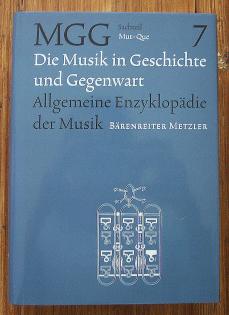 MGG, Band 2, 3, 4 und 7