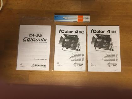ICOLOR 4 Mk2 DMX JB Systems Licht-Effekte für Bühnen + Conroller