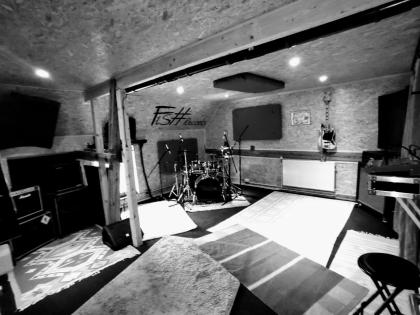 Tonstudio im Grünen, nördlich von Berlin.