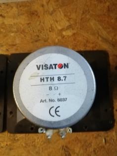Zwei Visaton HTH 8.7 Hochtöner inkl. Horn