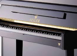 Klavier Seiler ritmo 116, schwarz poliert