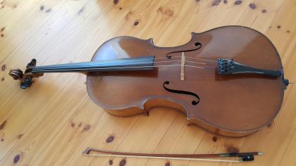 4/4 Cello aus Markneukirchen Ende 19.Jhdt. mit Gutachten 1900,-€