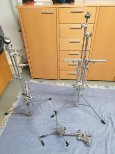 Remo Legero Drumkit mit Hardware und Taschen