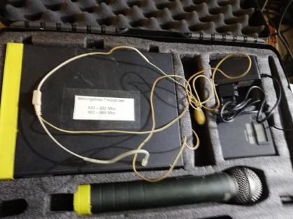 Funkmikrofon LD Systems WS 100 mit Headset