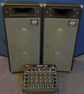 Vintage-Gesangsanlage SUNN Alpha Six / 2x DYNACORD D410