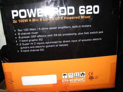 Phonic Mixer with amplifier