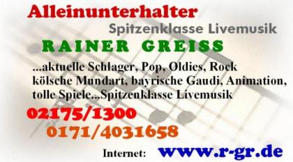 Alleinunterhalter der Spitzenklasse