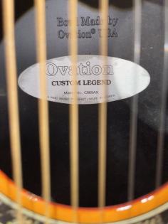 Ovation Custom Legend elektrische Akustik Gitarre