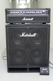 Marshall MB 450 H Topteil + Marshall MBC410 4x10 Cabinet