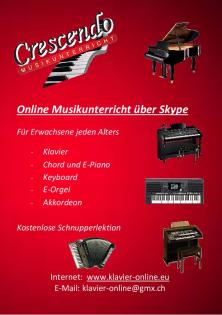 Online Musikunterricht - für Erwachsene und Jugendliche jeden Alters