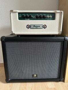 E-Gitarren-Set: Gitarre, Topteil und Box
