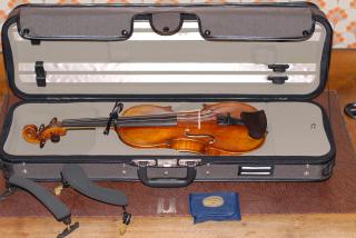 Violine 4/4 Eduard Schwen Walsrode2020 im Violinkoffer