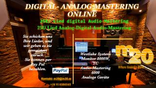 Analog-Digital-Audio-Mastering Online