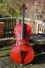 Cello - Ca. 100 Jahre altes altdeutsches Violoncello 4/4 mit Tasche