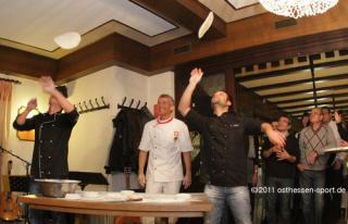 Pizza Akrobatik Show mit Fabio&David