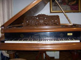 Fluegel Klavier J Fritz Sohn Wien 1880 Nussbaum
