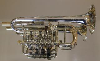 Meister J. Scherzer Piccolotrompete, Mod. 8111ST-L, Sterlingsilber, Neuware / OV