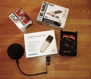 Großmembran Studio Mikrofon Komplett-Set