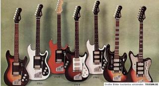 Suche 1960er E-Guitar,Bass,AMP,Echo,Box,Mike,usw auch Germanys
