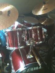 Tama Rockstar fast unbenutzt + Paiste Becken