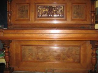 Jugendstil Klavier Drehstuhl spielbereit