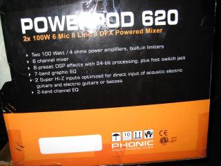 Phonic Mixer with amplifier